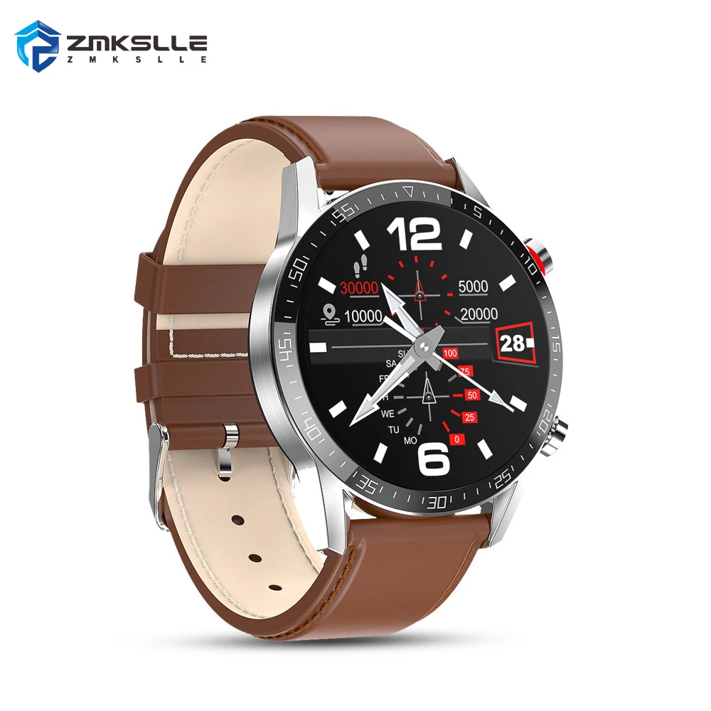 

ZMKSLLE SmartWatch Heart Rate ECG Blood Pressure Blood Oxygen Monitoring Bluetooth Call Notification IP68 Waterproof Mens Watch