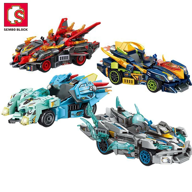 

SEMBO BLOCK Race Hyper Car Child Toys Bricks Super Car Building Blocks DIY Roleplay Collectible Model Kits Gifts Adults