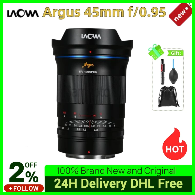 

Объектив для фотоаппарата Venus Optics Laowa Argus 45 мм f/0,95 FF