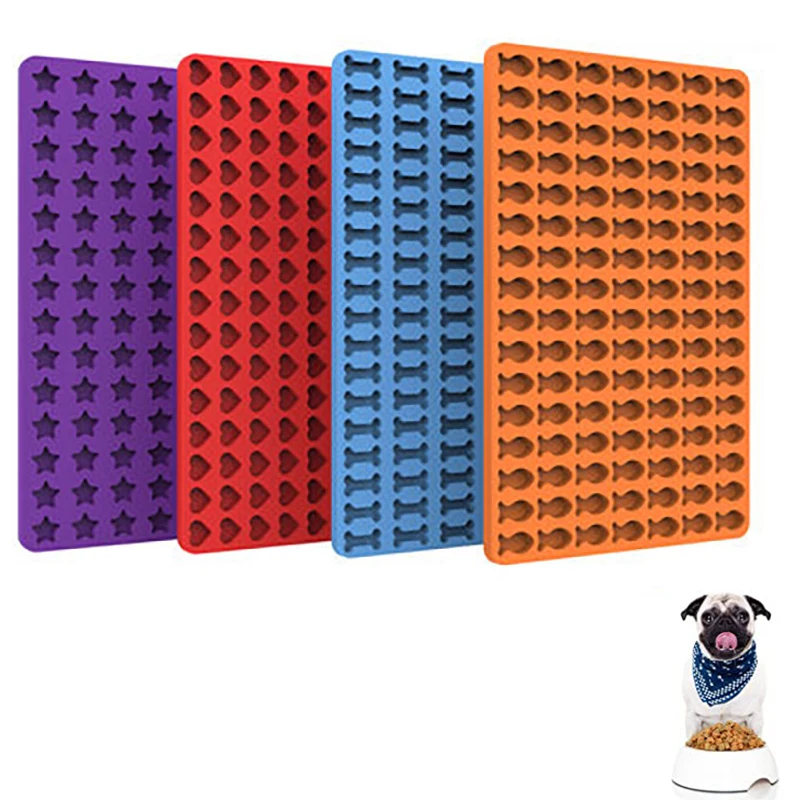 

Fish Shapes Baking Mat Nonstick Sheet Bakeware Mold Silicone Baking Mat For Dog Pet Treats Biscuit Baking Pan Kitchen Accessores