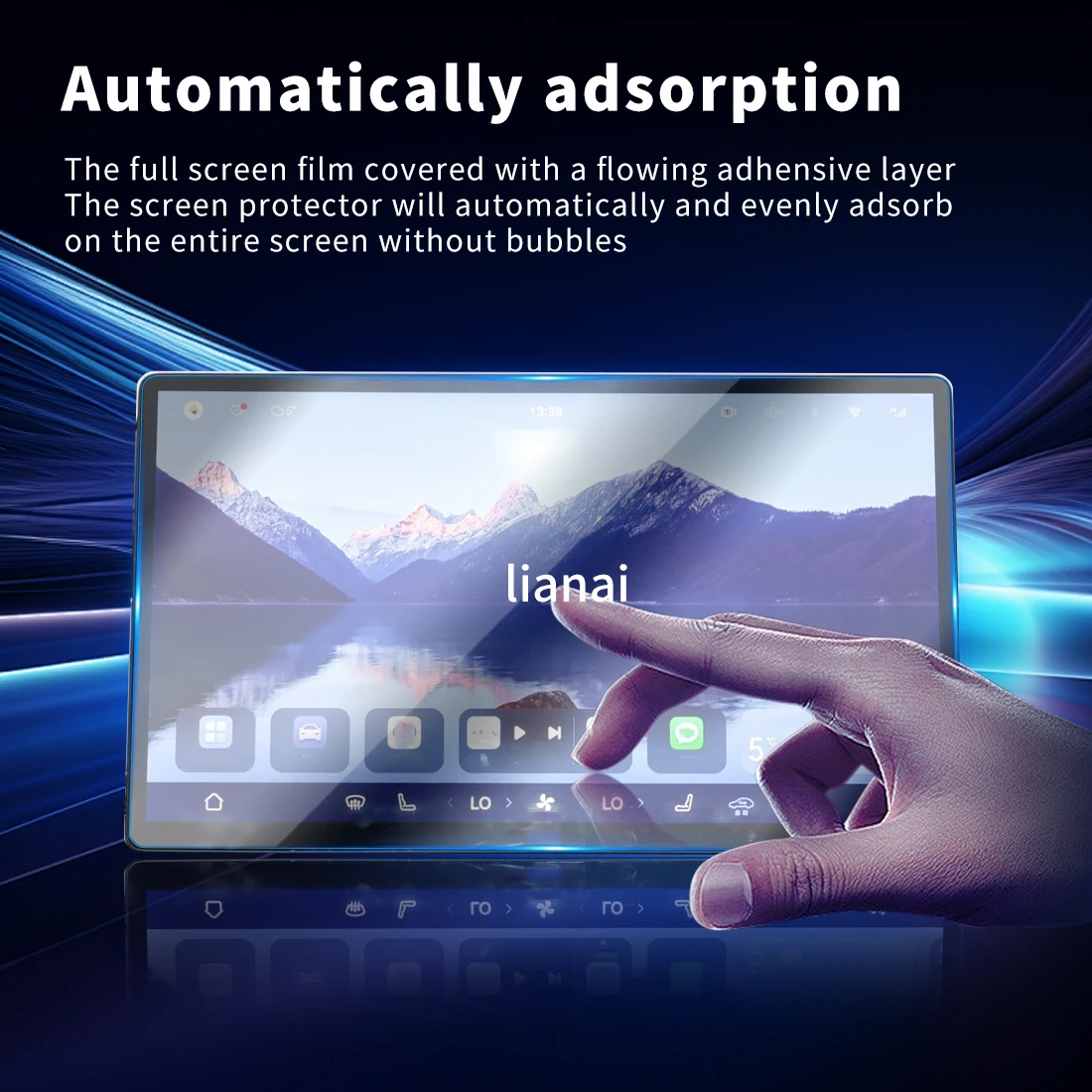 Защитная пленка для экрана Carplay защитная из закаленного стекла навигатор