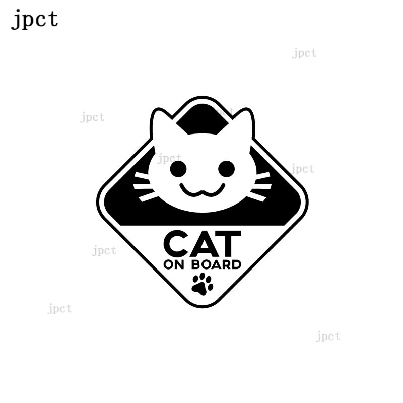 

Автомобильные наклейки с забавным котом JP, Светоотражающие Водонепроницаемые виниловые наклейки для автомобилей и мотоциклов, внешние аксессуары, 18 см * 18 см