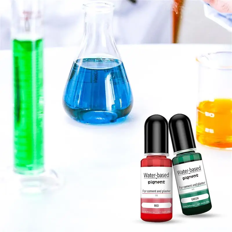 Жидкая краска для свечей 10 мл эпоксидной смолы гипсовая цементный краситель