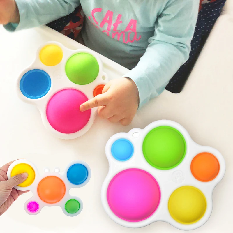 

Infant Baby Toys Montessori Exercise Board Rattle Puzzle Colorful Intelligence Early Education Intensive Training Fidget Toys