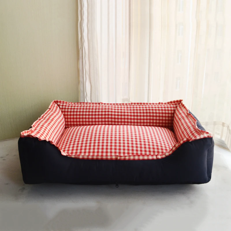 Моющаяся кровать для человека-собаки домашняя современная квадратная подушка