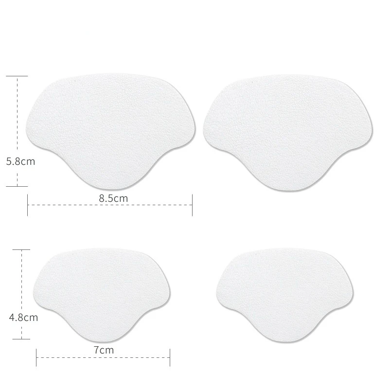 4PCS Insoles Heel Repair Subsidy Sticky Shoes Hole Sneaker Adjustable Size Antiwear Feet Pad Insole Heel Protector Back Sticker
