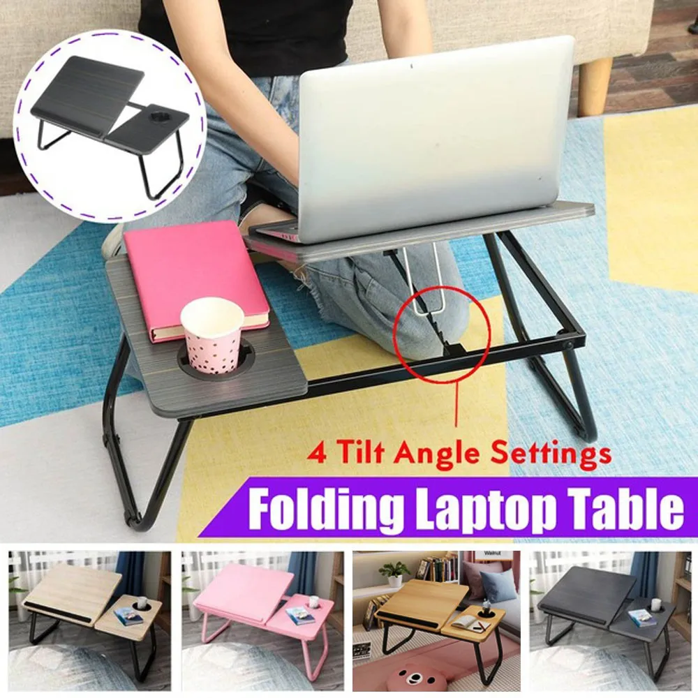 

Foldable Adjustable Four Gear Desk Home Computer Stand Laptop Desk Notebook Desk Laptop Table for Bed