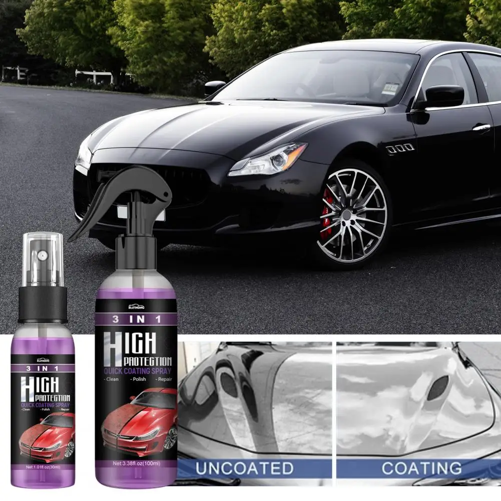 

30ml/100ml Car Scratch Spray Non-greasy Fast Repairing Hydrophobic Coating Polishing Maintenance Car Scratch Removal Spray