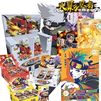 narutoes edition uzumaki uchiha sasuke anime figures hero card character card collection bronzing barrage flash cards boy gifts