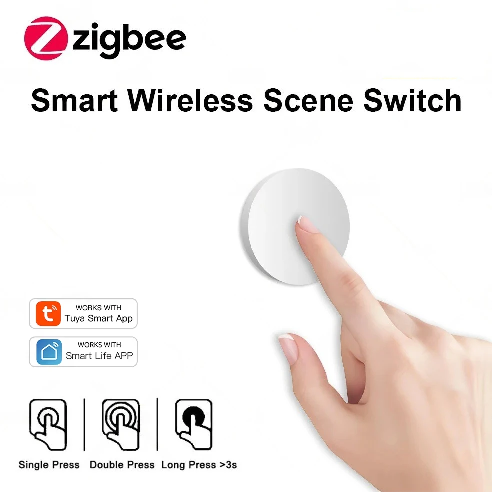 

ZigBee умная кнопка для стены