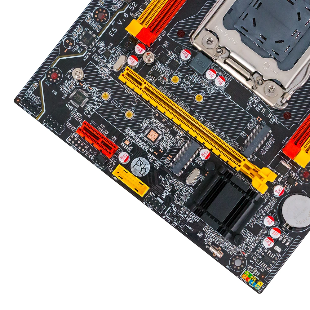 Материнская плата X79M LGA 2011 с поддержкой процессора Xeon E5 поддержка ECC REG DDR3 128 ГБ M.2