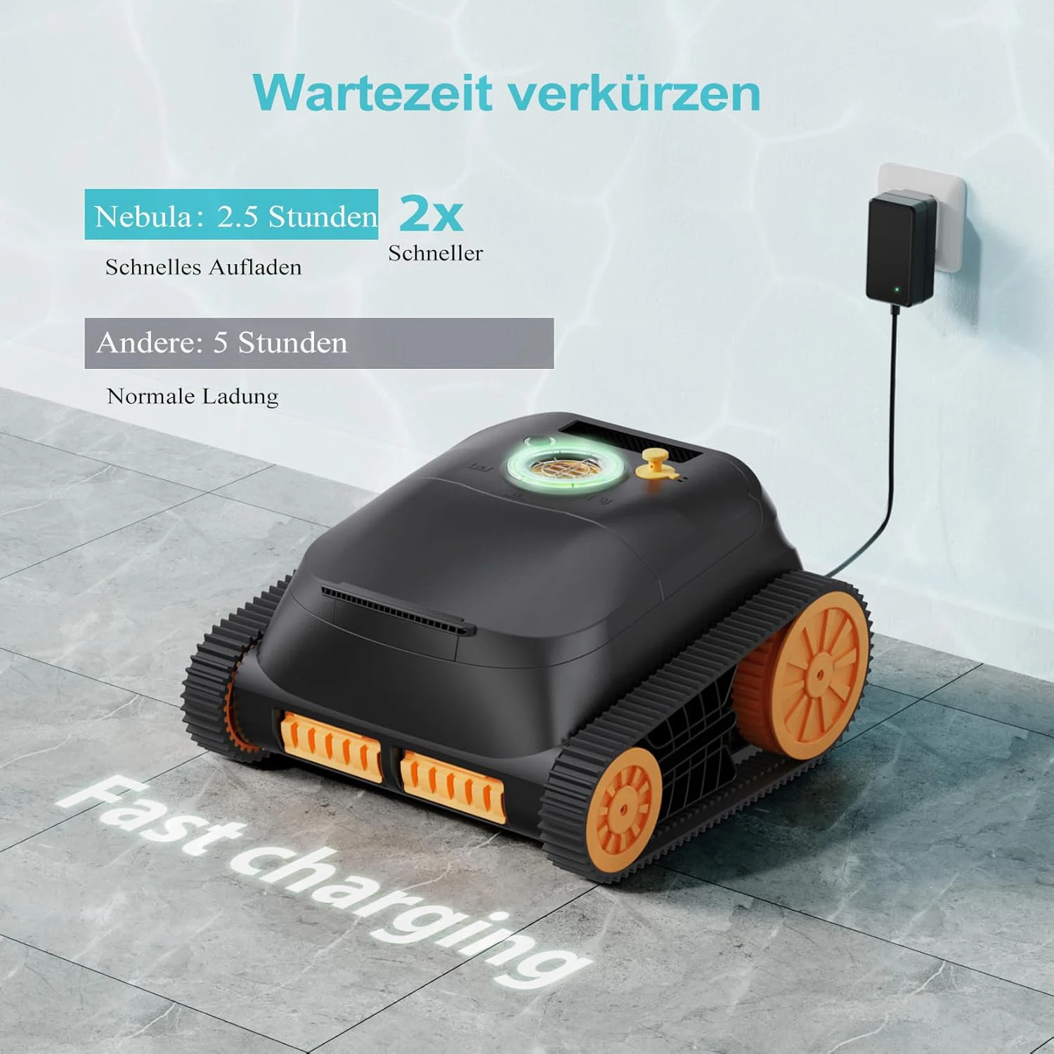 Небула бассейн робот пол и стена 180 минут автономной работы беспроводная пылесос