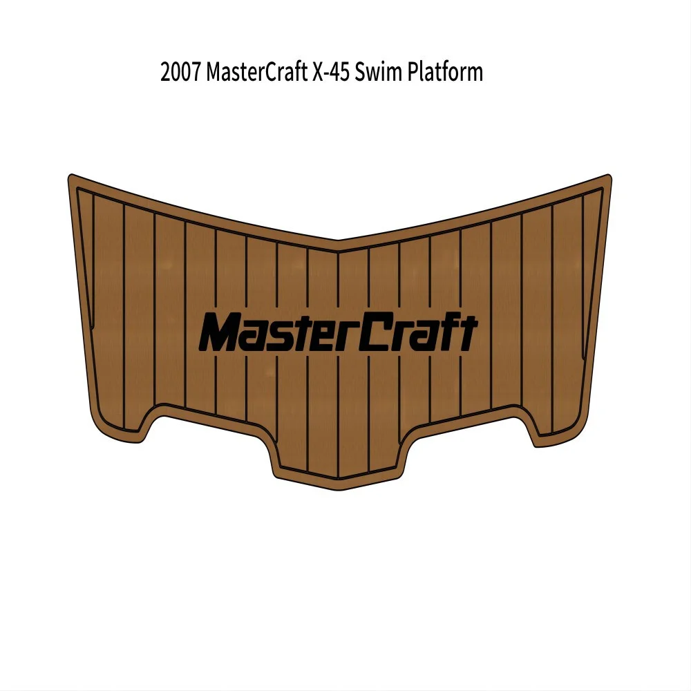 2007 MasterCraft X-45 Swim Platform Pad Boat EVA Foam Faux Teak Deck Floor Mat