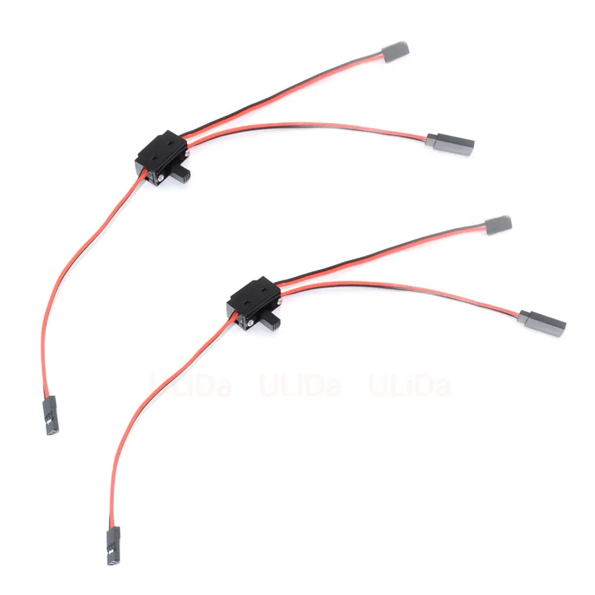 

2pcs RC Receiver Light On Off Battery Charging Switch JR Plug Male Female for RC Car