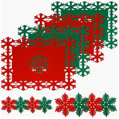 

Felt Christmas Placemat Christmas Decoration Home Felt Pendant New Year Home Decor Christmas Table Decoration