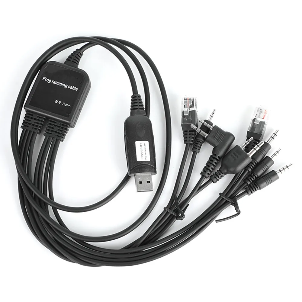Функциональный телефон 8 в 1 USB кабель для программирования и драйвер CD Motorola Baofeng