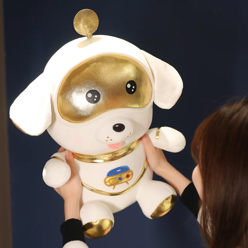 

Милая креативная космическая собака, плюшевая игрушка, мягкая кукла-животное, забавная Подушка для сна для девочки, подарок на день рождени...