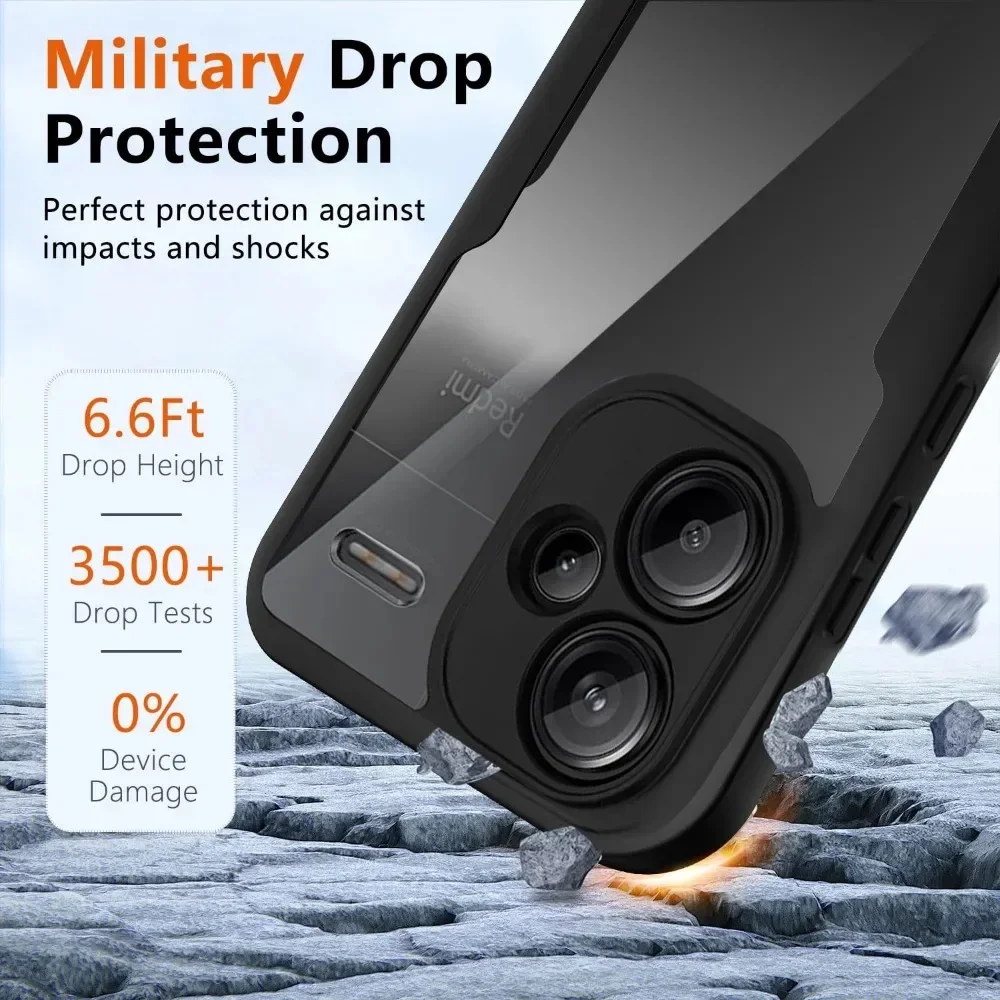 Защитный чехол для Xiaomi Redmi Note 13 Pro Plus полноразмерная защита экрана 360 дюйма 5G 12 12s 11