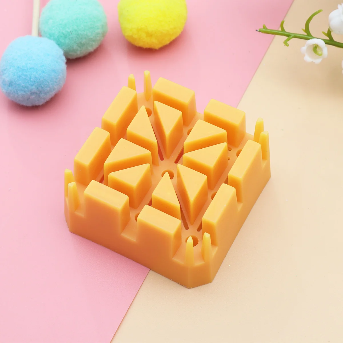 Plastic Watch Band Bracelet Holder Block Links Repair Tool for Watch Repair and Watch Band Replacement (Yellow)