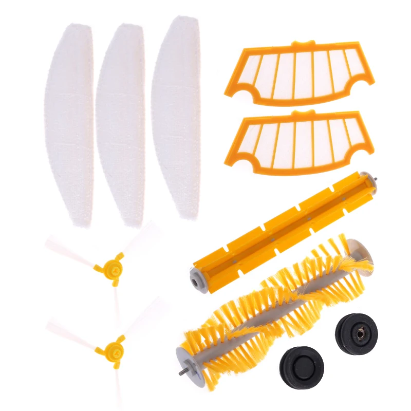 Основная щетка, резиновая щетка, резиновое кольцо, боковая щетка, HEPA-фильтр, запчасть для робота-пылесоса A320/A325/A330/A335/A337/A338