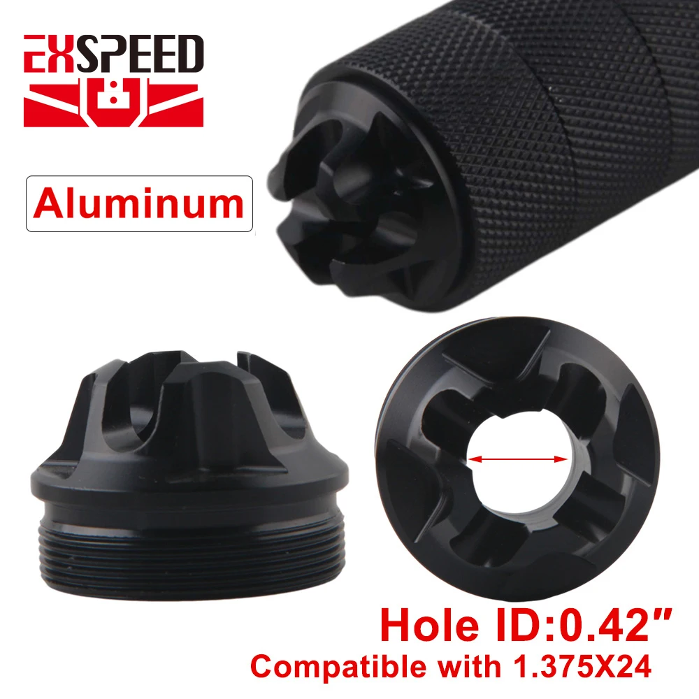 

Алюминиевый Резьбовой Адаптер Flash Hider передняя крышка 1.375x24