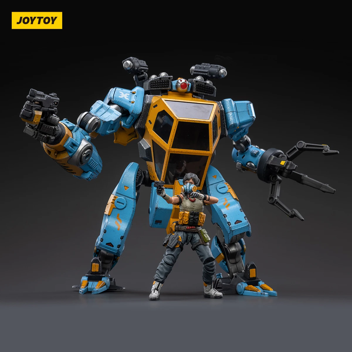 

Original JOYTOY JT3082 North 04 Armed Attack Mecha Mech Action Figure Toys With Soldier Box IN STOCK