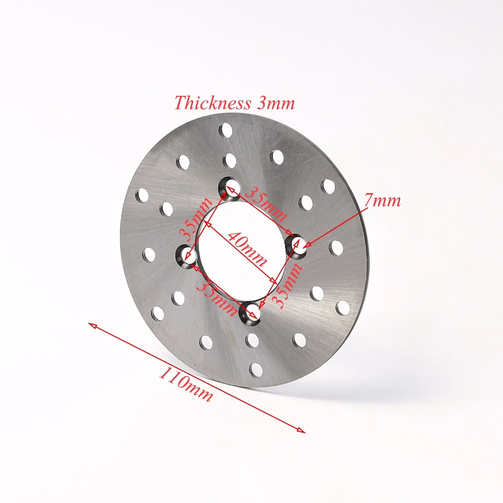Go Kart 4-шпилька переднего дискового тормоза ступица обода колеса и шпиндель