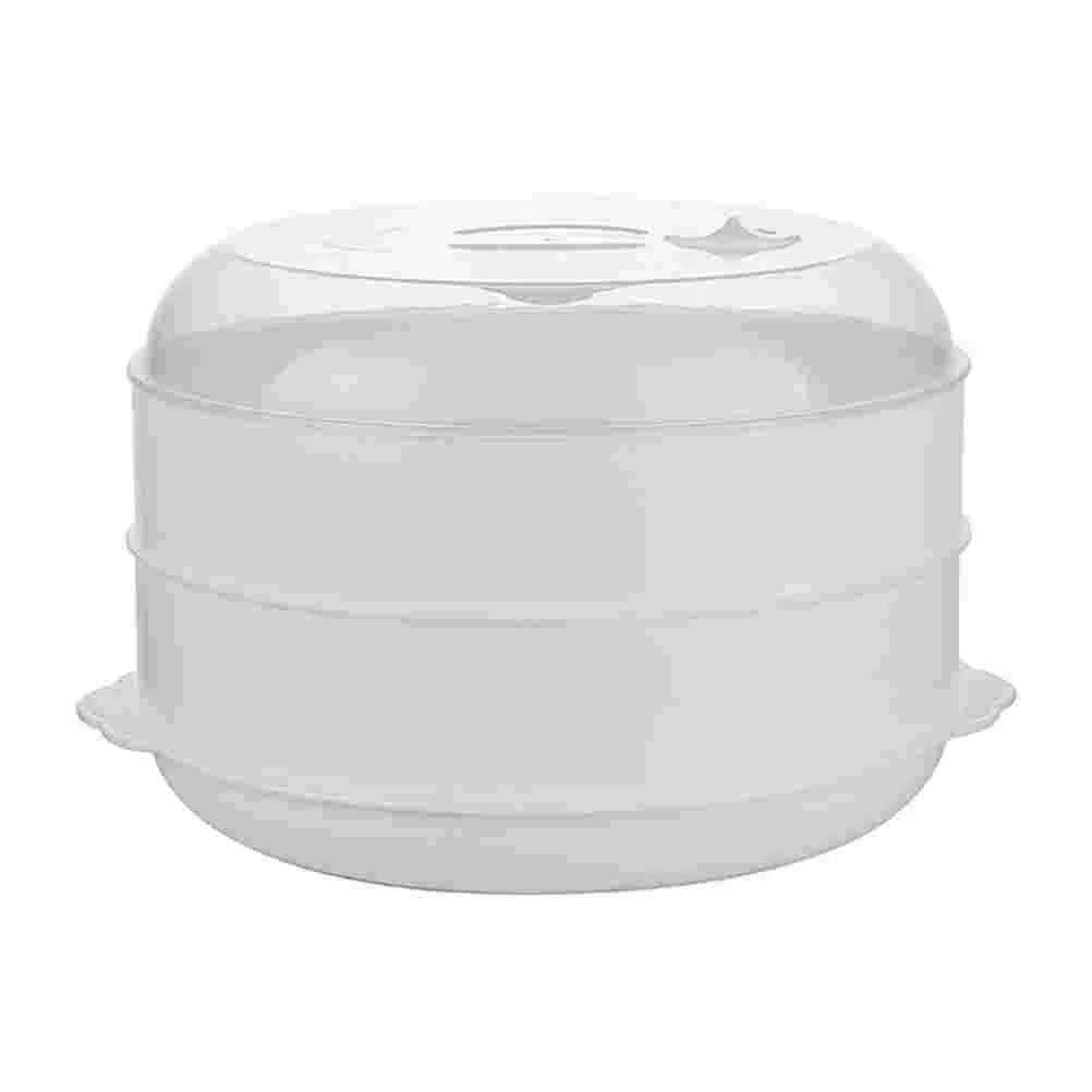 

Steamer Microwave Basket Pot Veggie Vegetable Steaming Container Rice Cooker Bowl Steam Cookware Dumpling Cooking Kitchen
