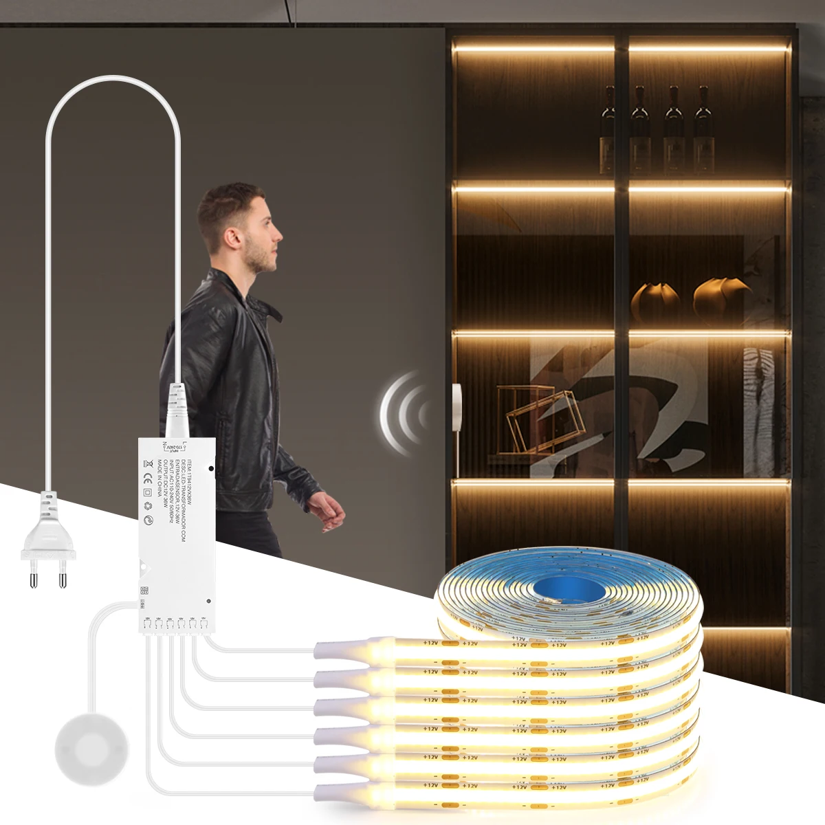 Переключатель с датчиком движения 320 светодиодов на метр