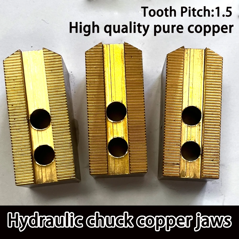 

Гидравлический патрон меди материал патрон мягкие челюсти для силового патрона 4 дюйма 60/90/120 ° латунные зажимы