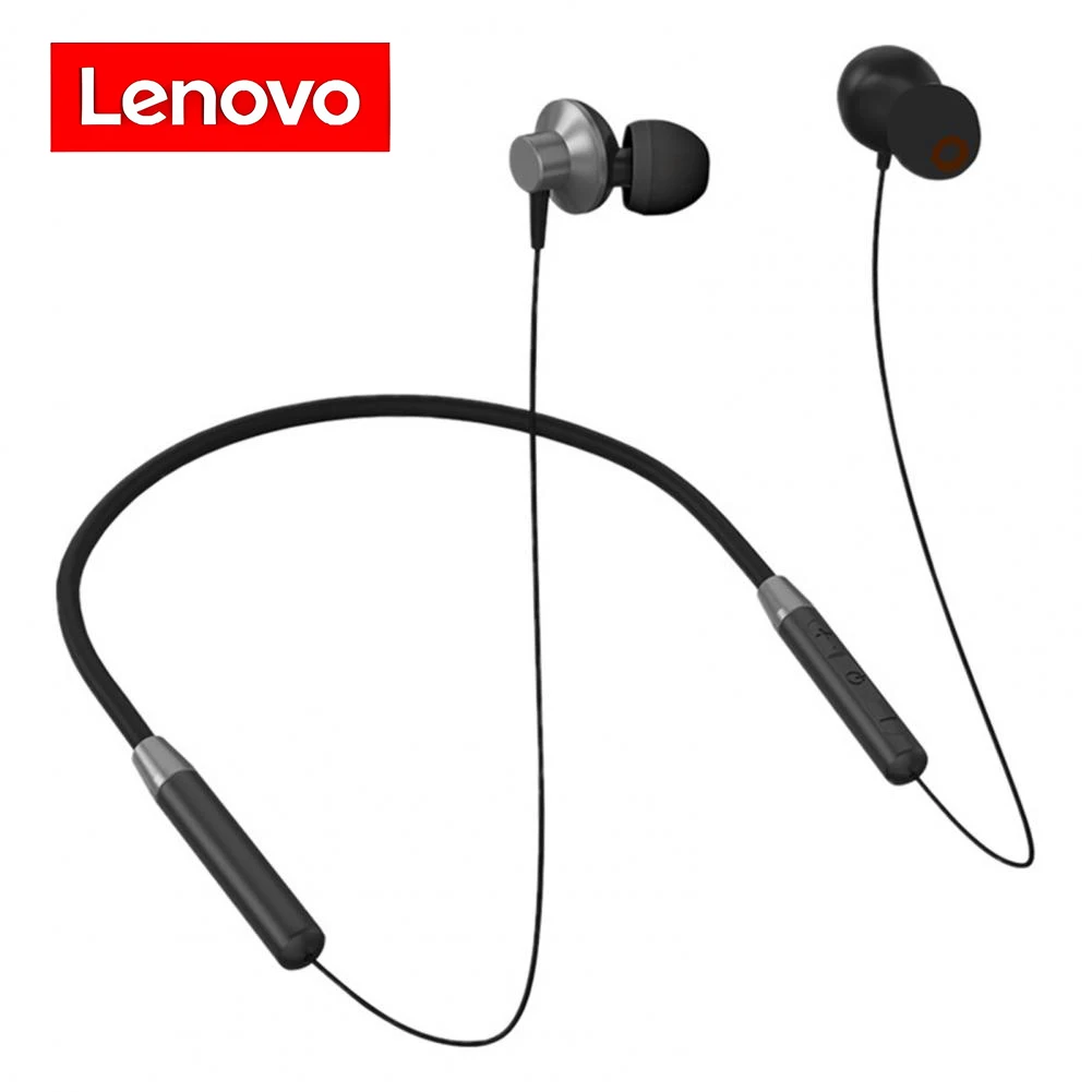 Спортивные водонепроницаемые стереонаушники Lenovo XE05 с Bluetooth 5,0, магнитные наушники с шейным ободом, Внутриканальные наушники с микрофоном и шумоподавлением