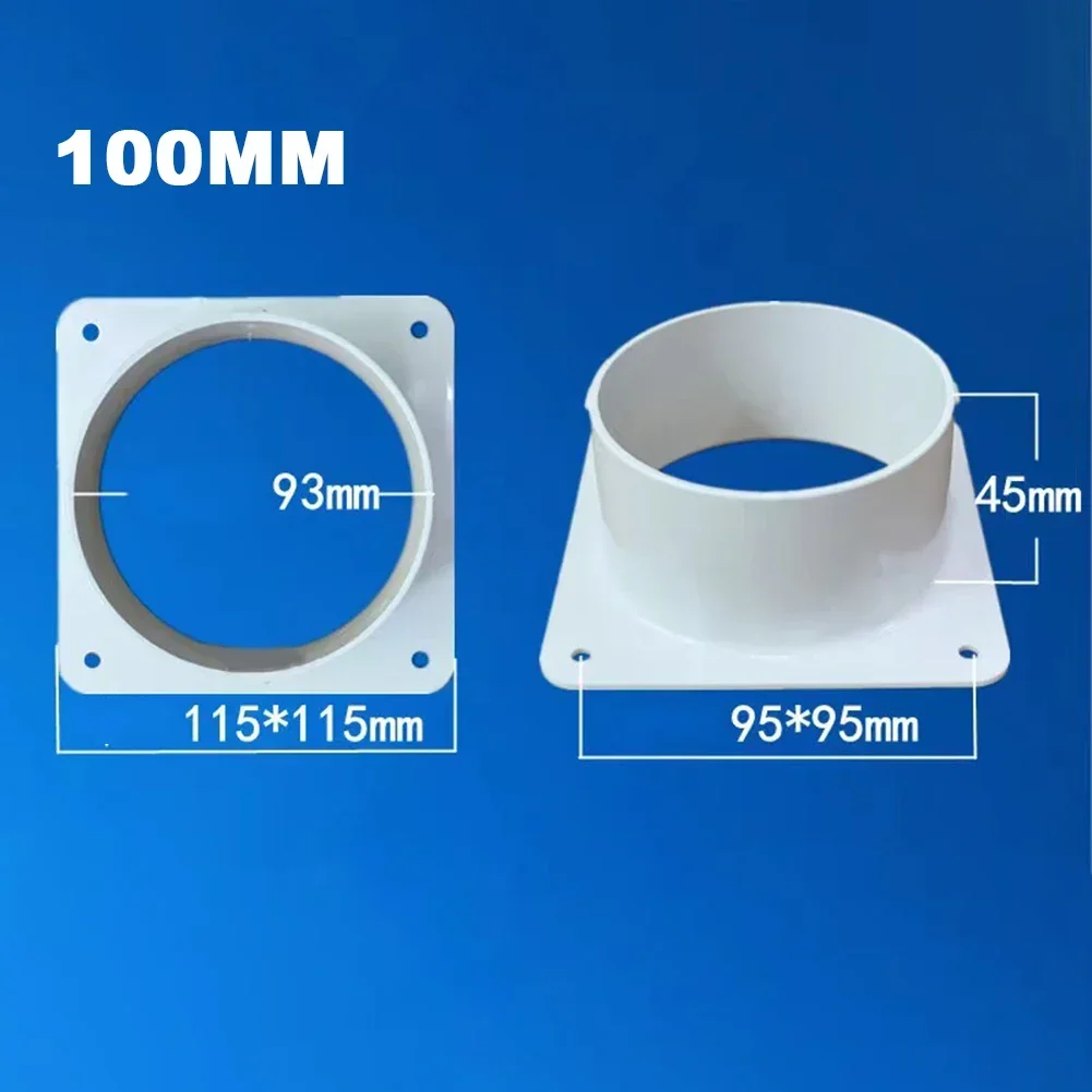 Соединитель воздуховодов фланец прямая вентиляционная труба пластиковые