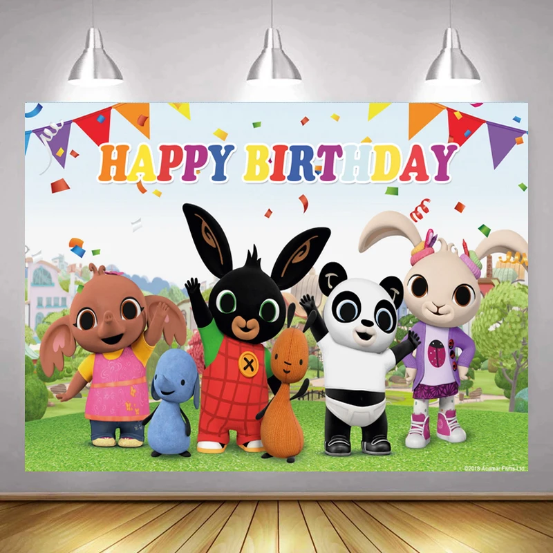 Фотофон с изображением кролика для детской фотосъемки | Дом и сад