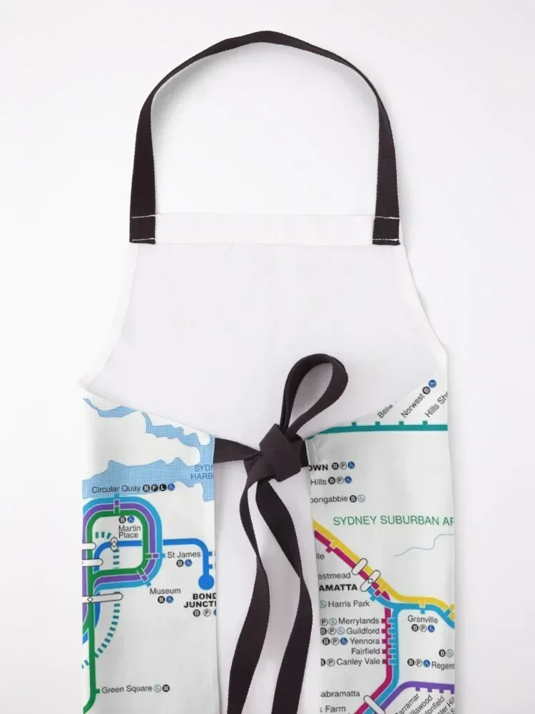 Схема железной дороги Sydney Suburban 2021-2000 Стильный фартук для кухни и дома кухонные