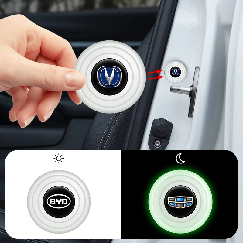 

Car Door Shockproof Luminous Shock Absorber Sticker for Haval Jolion H3 H4 H5 H6 H7 H8 H9 H2S Coupe 2020 2021 H2 H6S Accessories