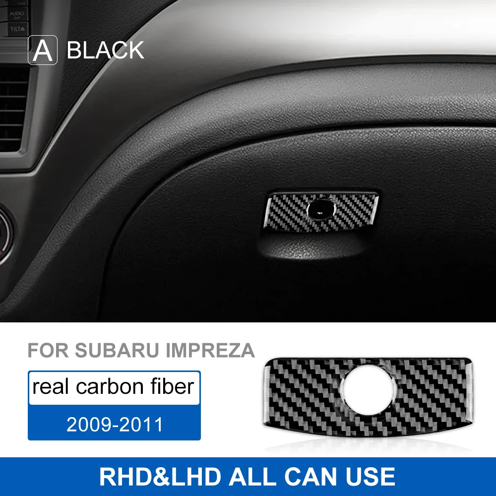

Настоящее мягкое углеродное волокно для Subaru Impreza 2009 2010 1 Автомобильная центральная консоль Co-пилотная перчатка Box наклейка аксессуары внутренняя отделка