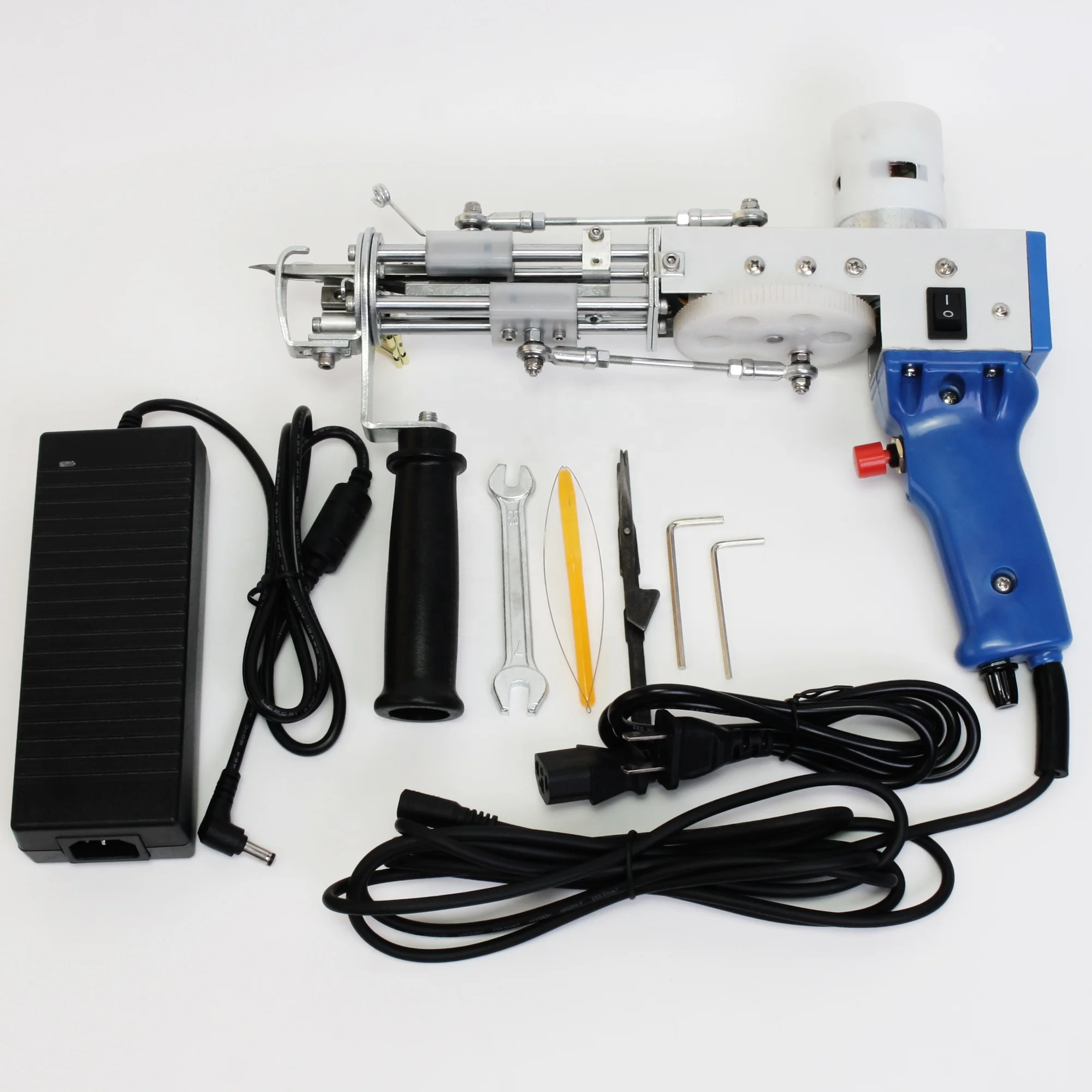 

wholesaler 2in1 electric tufting manufacturer carpet making rug machine ak-1cut pile ak-2loop pile 2in1 hand tufting gun for DIY