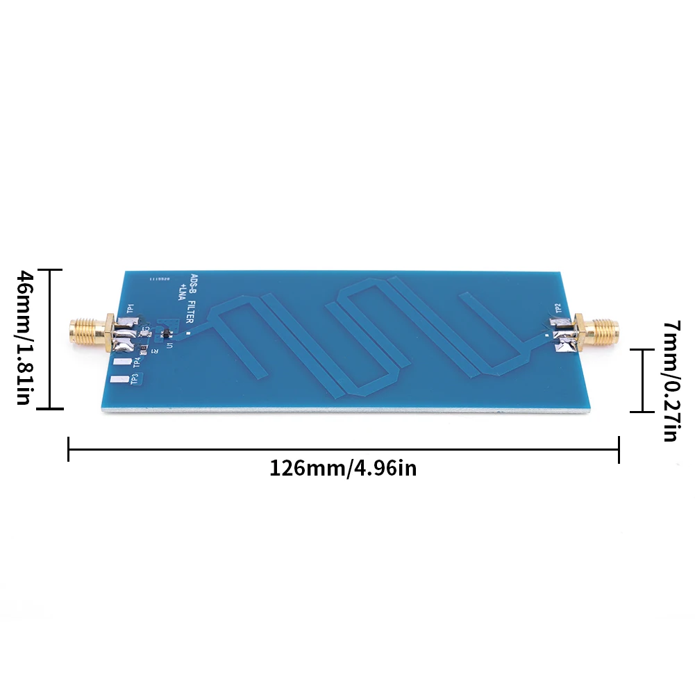 Полосовой фильтр ADS-B 1090 МГц + модуль активного приема LAN Стандартная женская