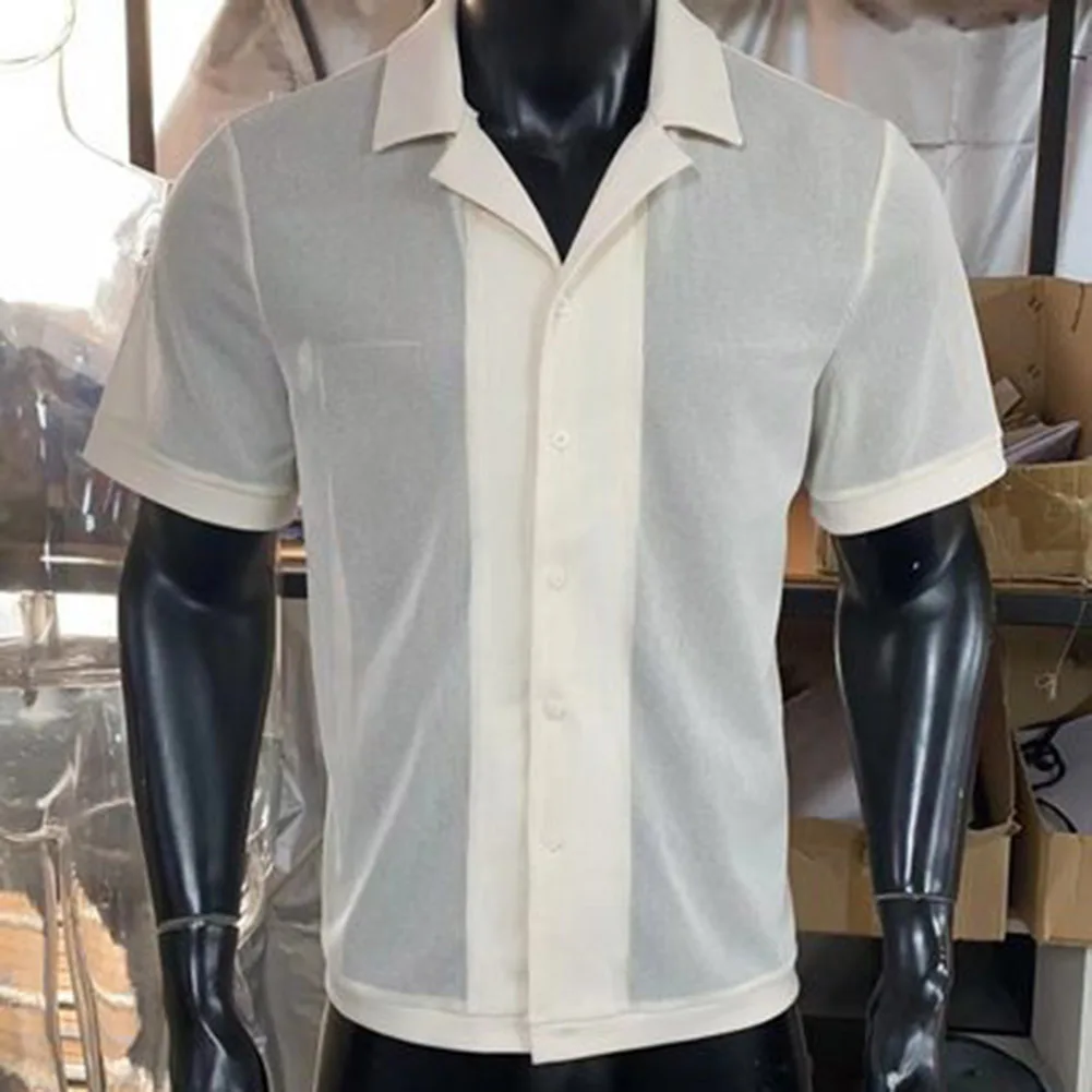 Мужские рубашки повседневные для поездок на работу Ежедневно Быстросохнущие с