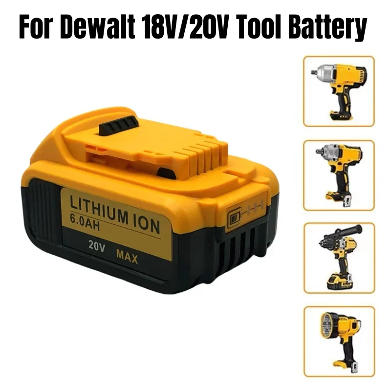 Для зарядного устройства DEWALT 20 В 6 0 Ач DCB115 DCB118 быстрая зарядка литиевая батарея