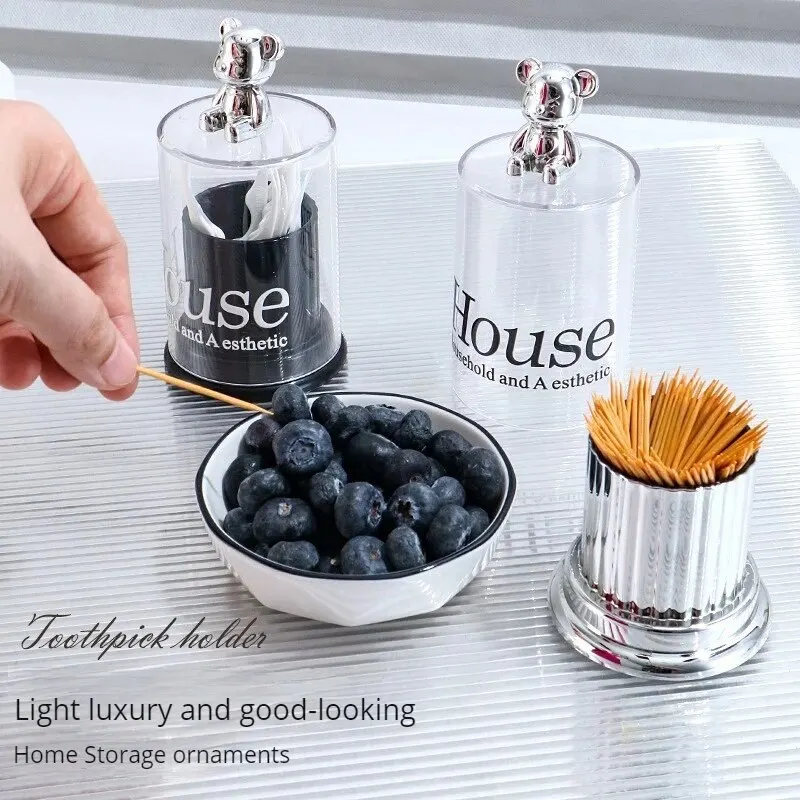 Роскошный Многофункциональный Ящик Для Хранения Зубочисток Зажигалки Ватные