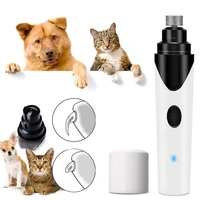 dog cat grinder pet nail clippers painless usb rechargeable electric paws nail cutter grooming trimmer file us dropshipping