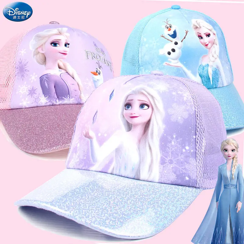 

Детская шляпа Disney «Холодное сердце», детская шляпа принцессы, Солнцезащитная шляпа на весну и лето, Детская солнцезащитная Кепка с козырько...