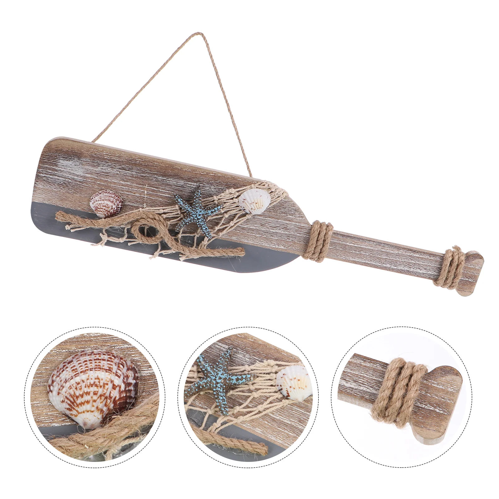 

Oar Wall Decor Wood Beach Hanging Signbeachside Ocean Decoration Paddle Boat Wooden Nautical Rustic Ornament Oars Coastal Home