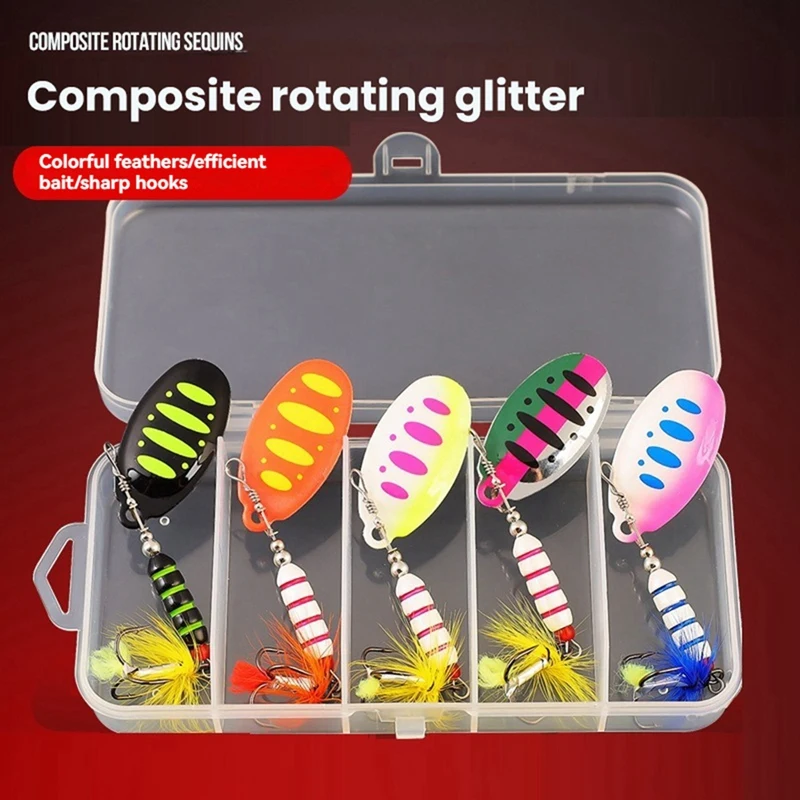 5 композитных блесток в упаковке вращающиеся блестки металлическая медная