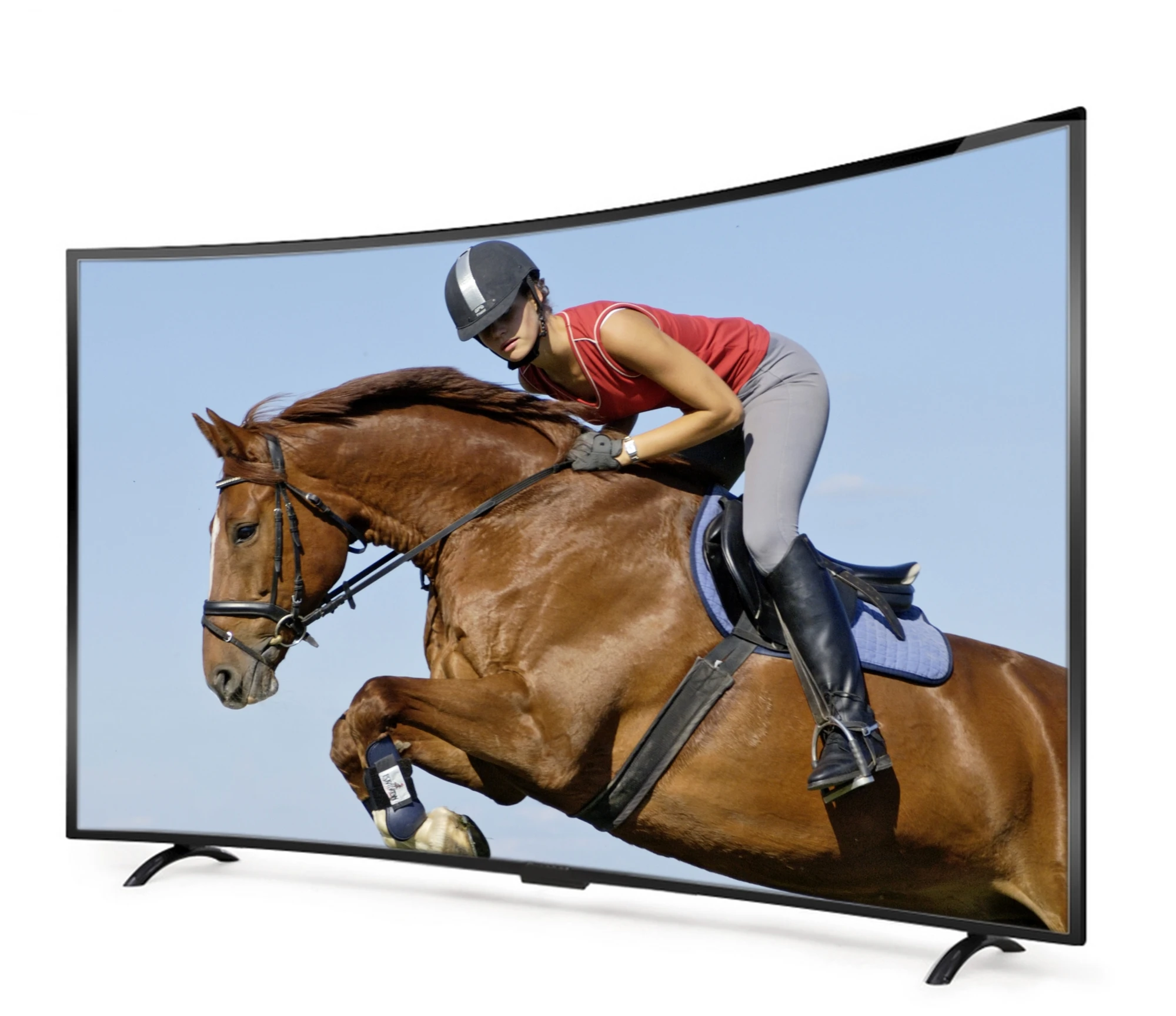 Дешевый 43-дюймовый изогнутый светодиодный телевизор UHD radian FHD led TV 3840*2160P Super slim4K lcd