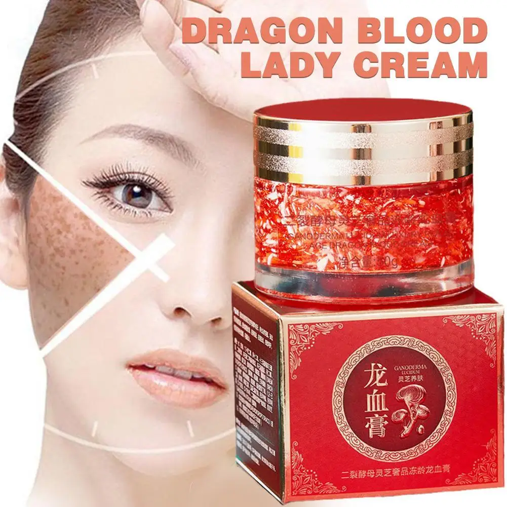 

50g Dragon Blood Lady Cream Essence Lady Face Cream Moisturizing Anti Aging Wrinkle Whitening Day Cream For Face Skin Care Serum