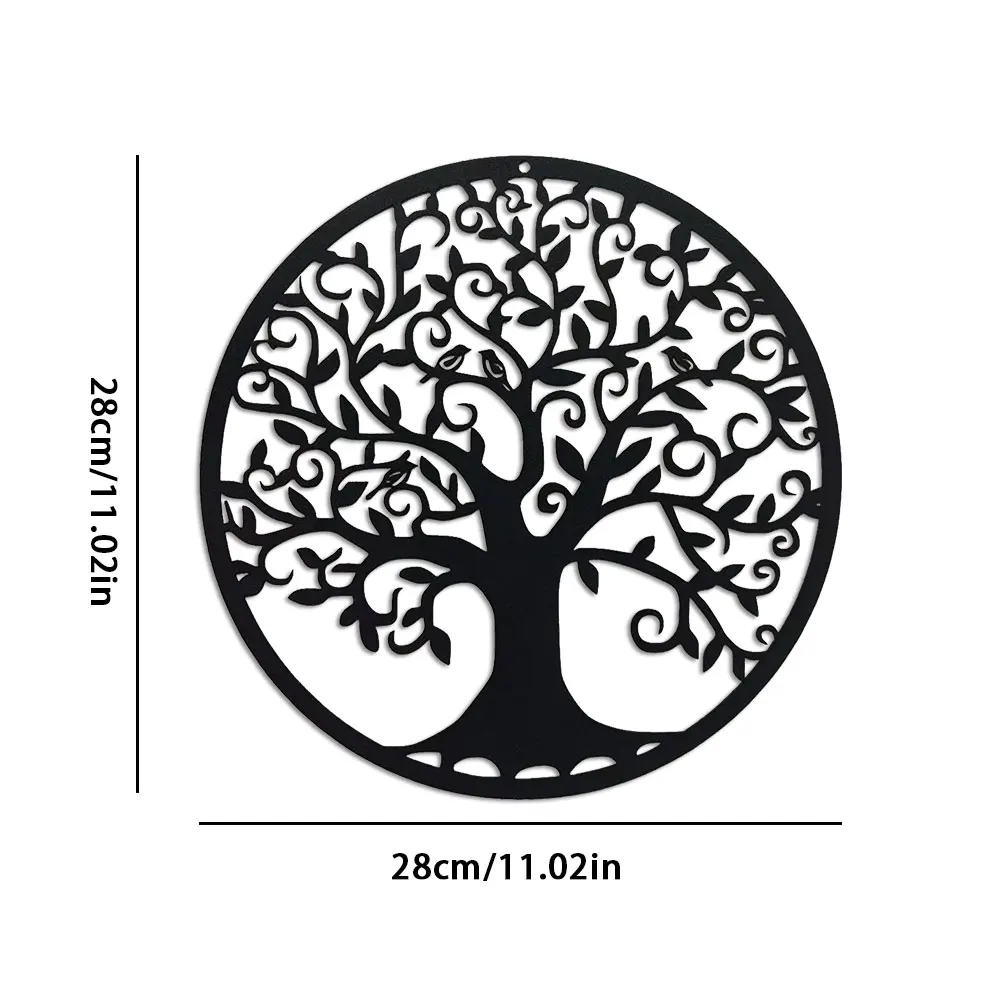 

Металлическое Настенное Панно «Древо Жизни» 11 Дюймов – Декоративная Табличка «Семейное Дерево» – Уникальный Предмет Декора Д...