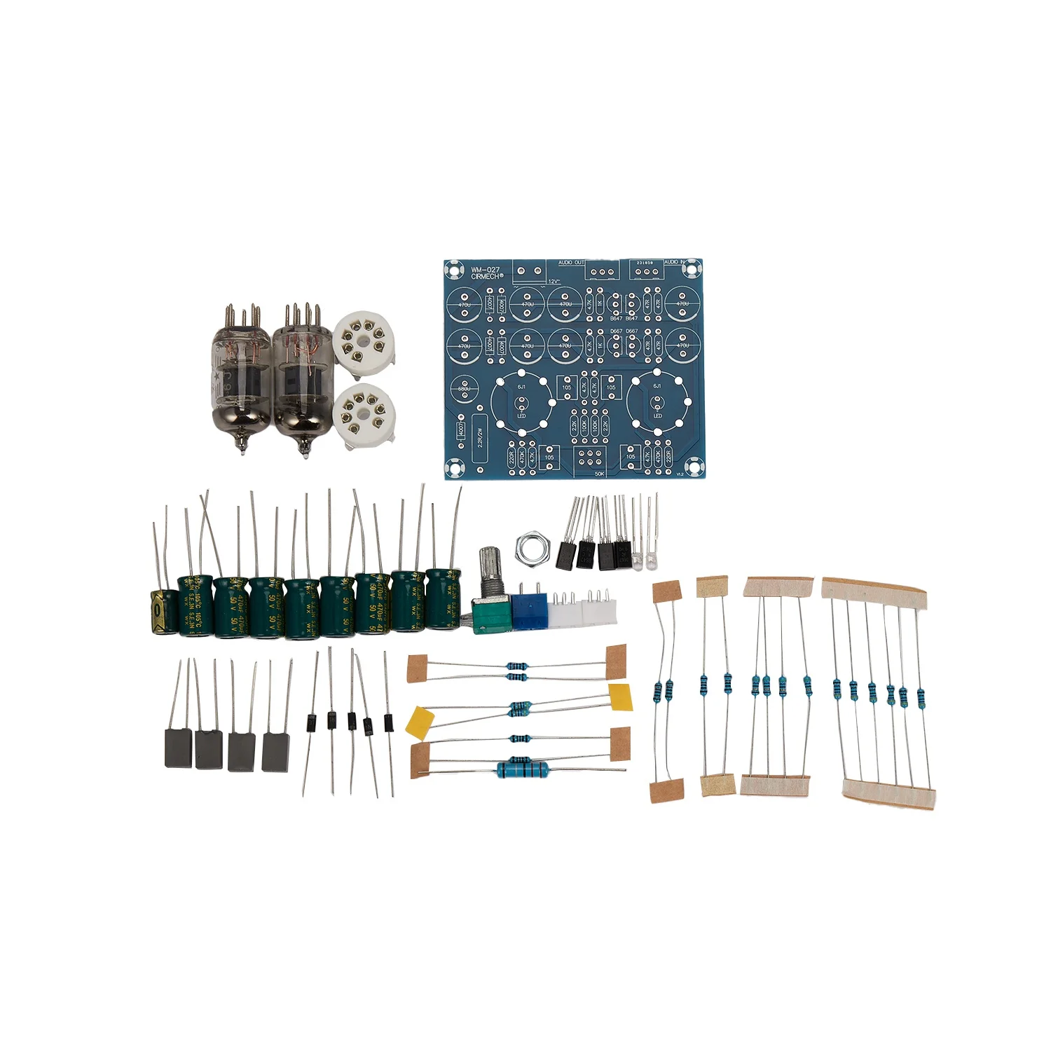 

HIFI Vacuum Tube Preamplifier Board Electronic Valve Amplifier Ac12V Diy Kit