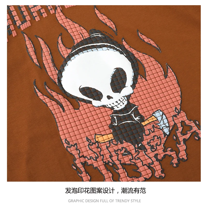 100% хлопок женская футболка гранж гот дьявол печати с коротким рукавом футболки